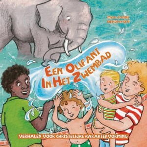 een-olifant-in-het-zwembad